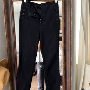 J Brand high waisted jeans.